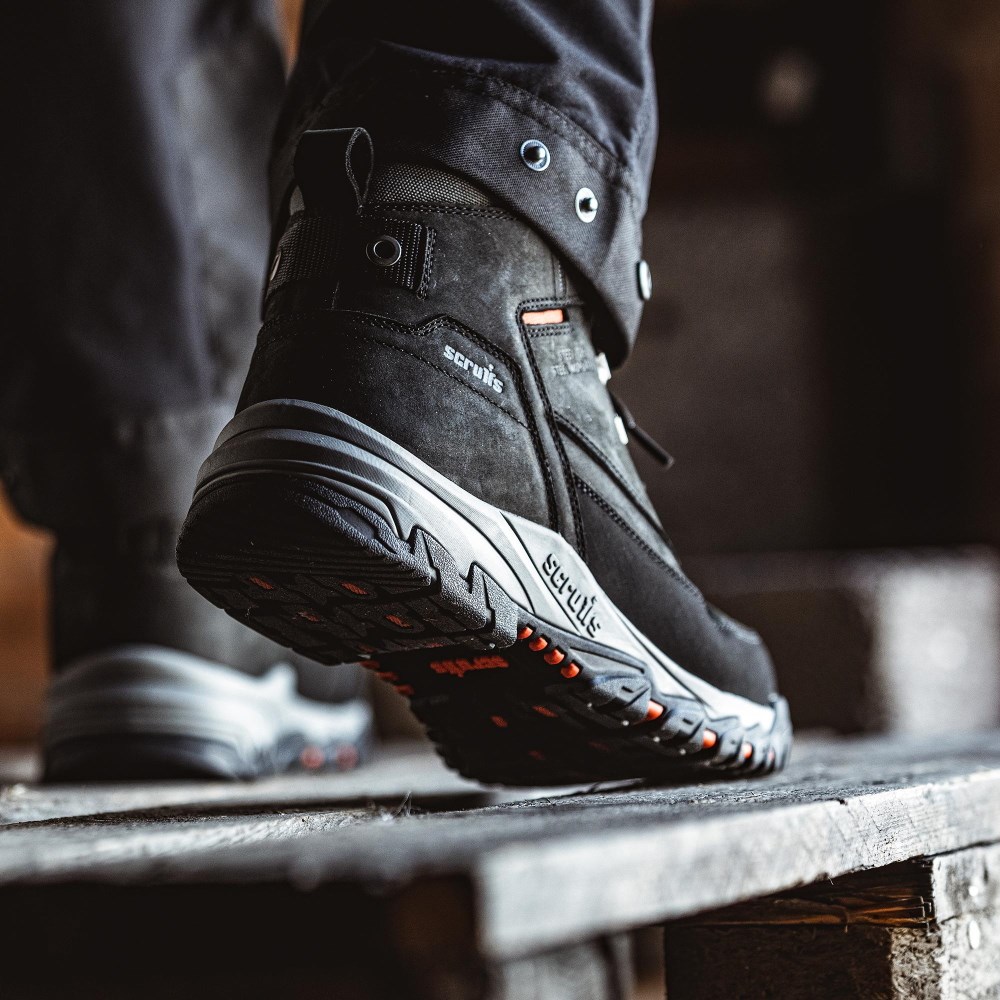 Hardworking Black Scarfell Boots | Scruffs Workwear - Scruffs New ...